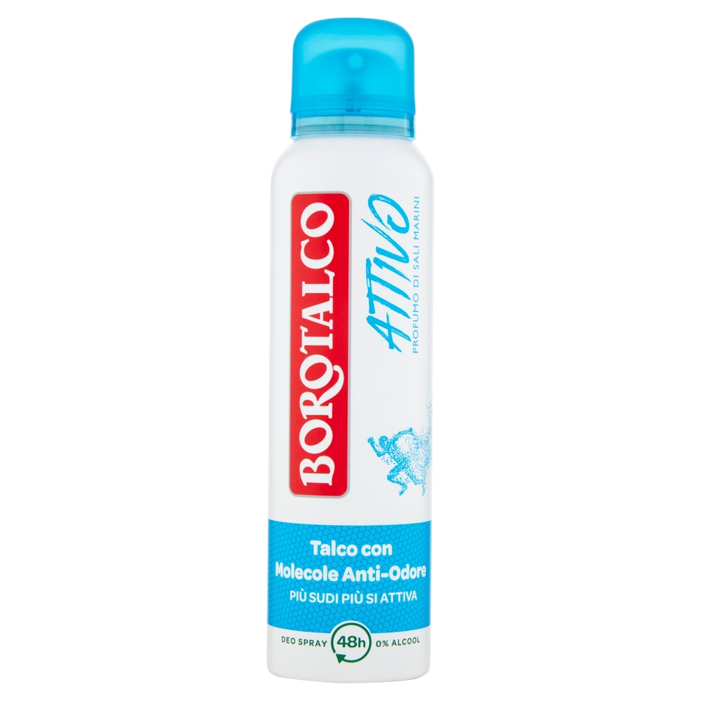 Borotalco Attivo Profumo di Sali Marini Deo Spray 150 ml